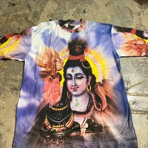 Vibrant Shiva Graphic T-Shirt